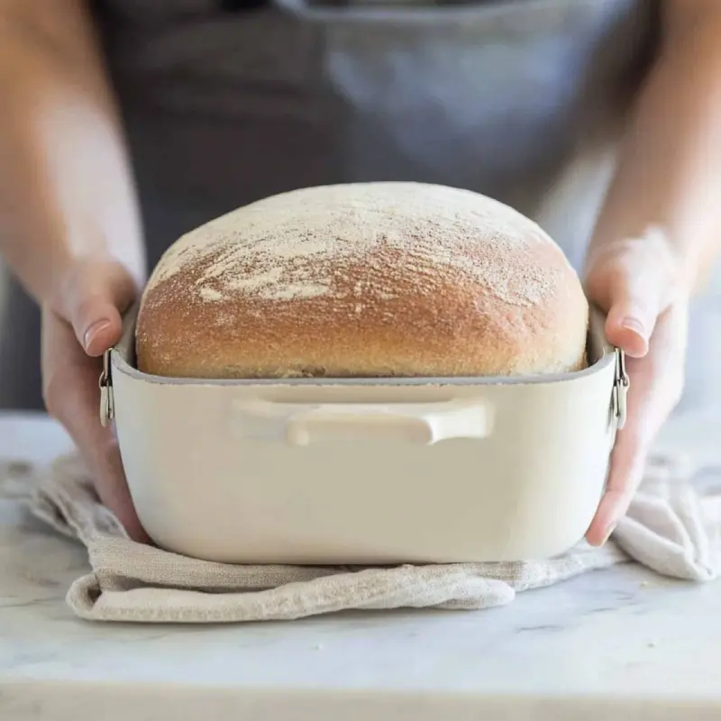 Home 1 Homemade sourdough bread in a Dutch oven – perfect for sourdough recipes