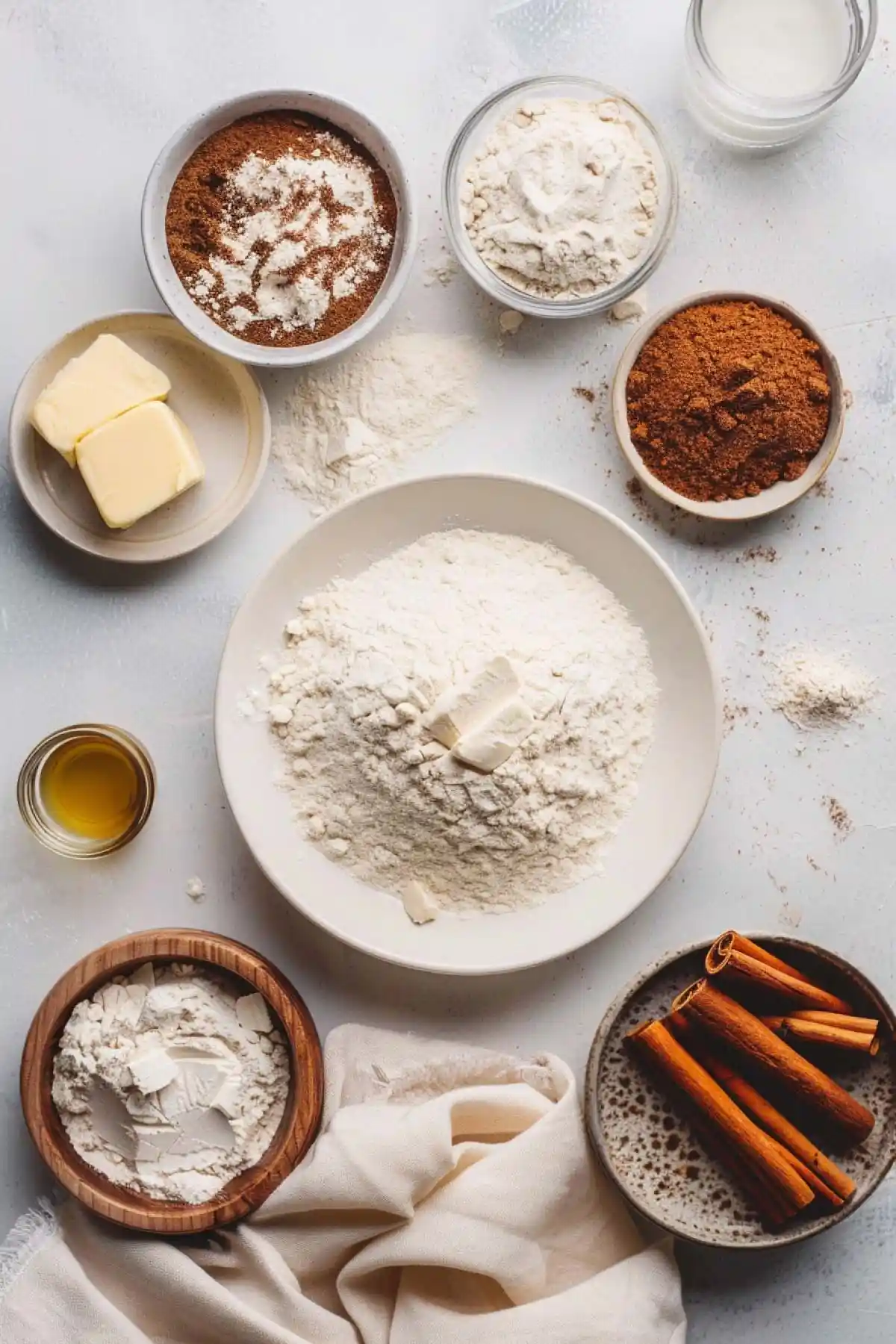 sourdough-cinnamon-bread-ingredients brown sugar cinnamon sourdough bread ingredients