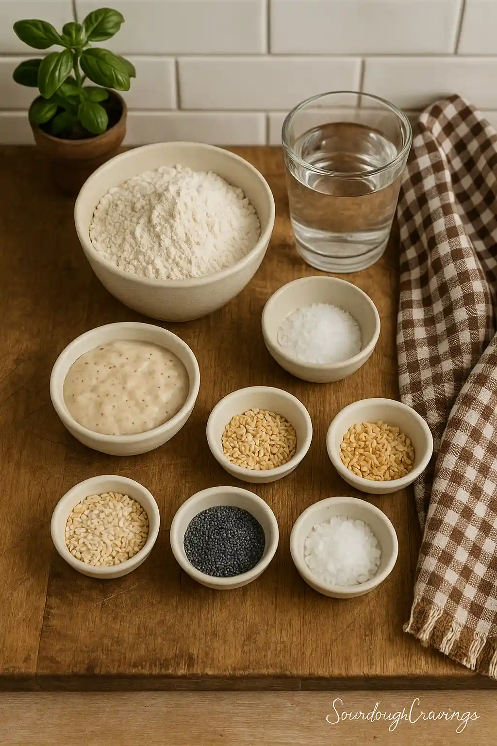everything-bagel-sourdough-ingredients Ingredients for everything bagel sourdough recipe