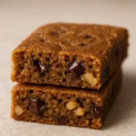 Sourdough Protein Bars: Power-Packed, Chewy, and Easy to Make 3 Stack of moist and chewy sourdough protein bars with chocolate chunks