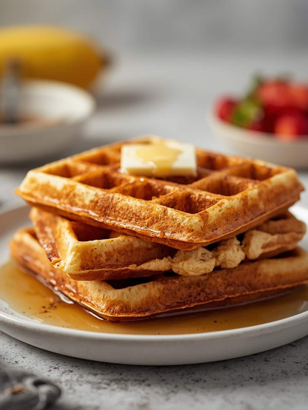 Easy Sourdough Waffles (Overnight Recipe) 2 Easy Sourdough Waffles (Overnight Recipe)