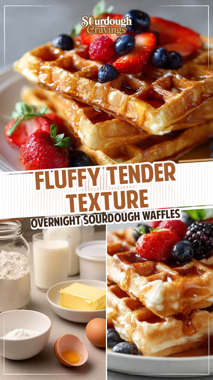 Easy Sourdough Waffles (Overnight Recipe) 5 Easy Sourdough Waffles (Overnight Recipe)