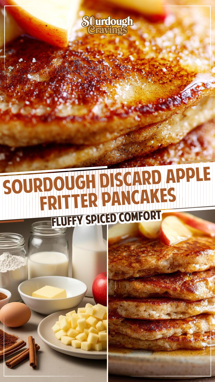 Sourdough Apple Cinnamon Pancakes (Easy Discard Recipe)
