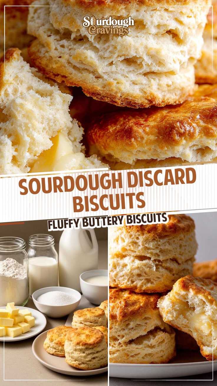 Easy Sourdough Biscuits for a Quick Breakfast