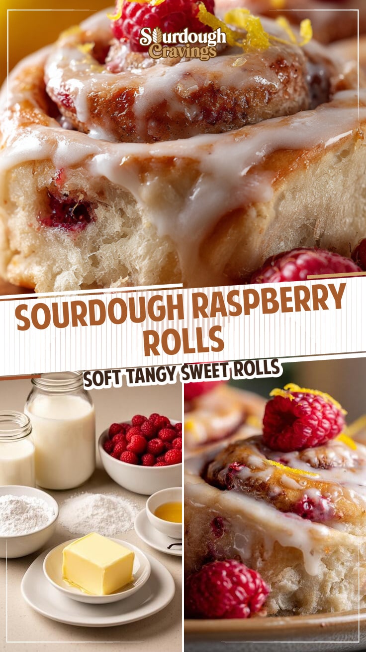 Sourdough Raspberry Rolls That Are Easy to Make
