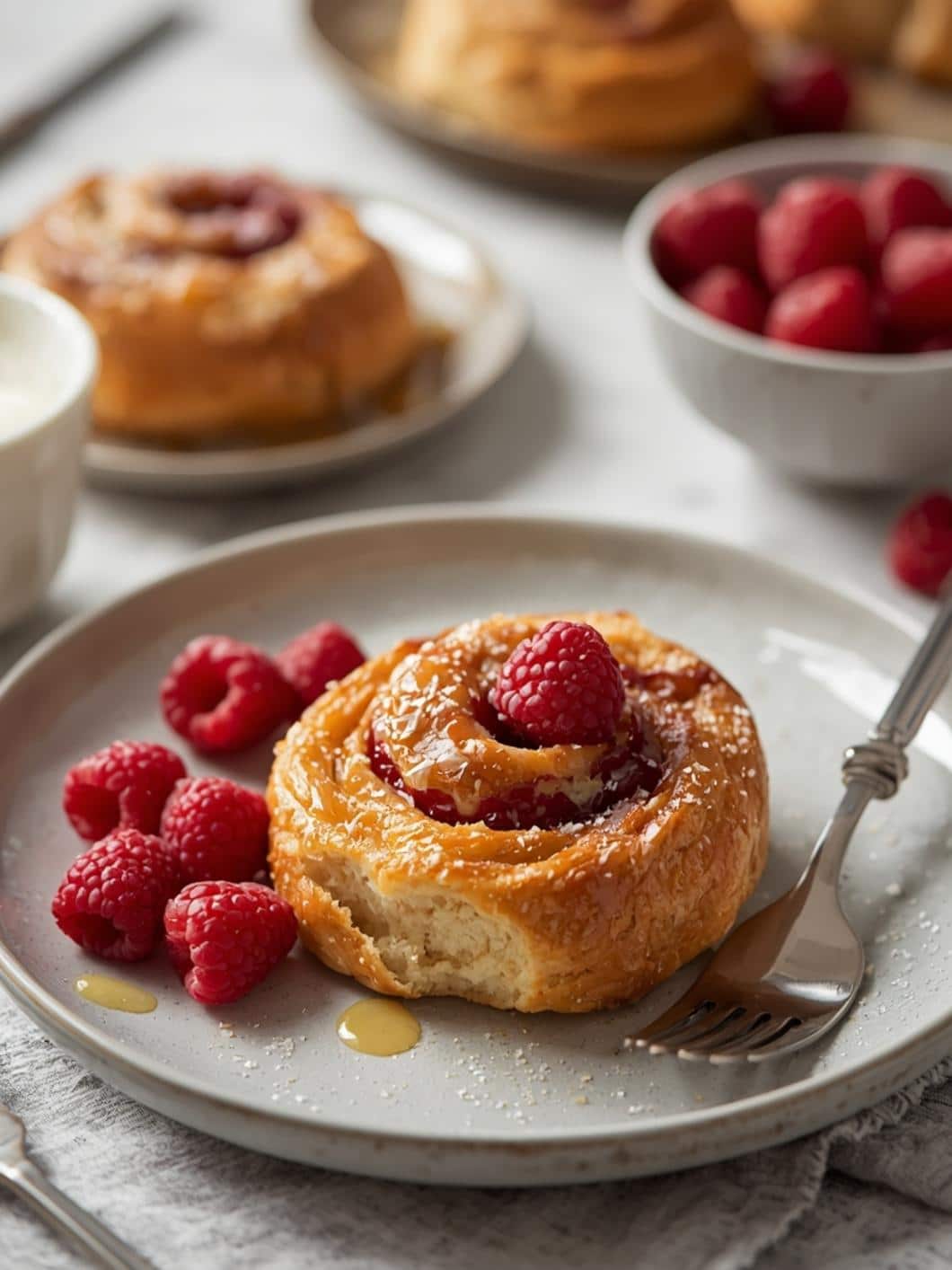 Sourdough Raspberry Rolls That Are Easy to Make