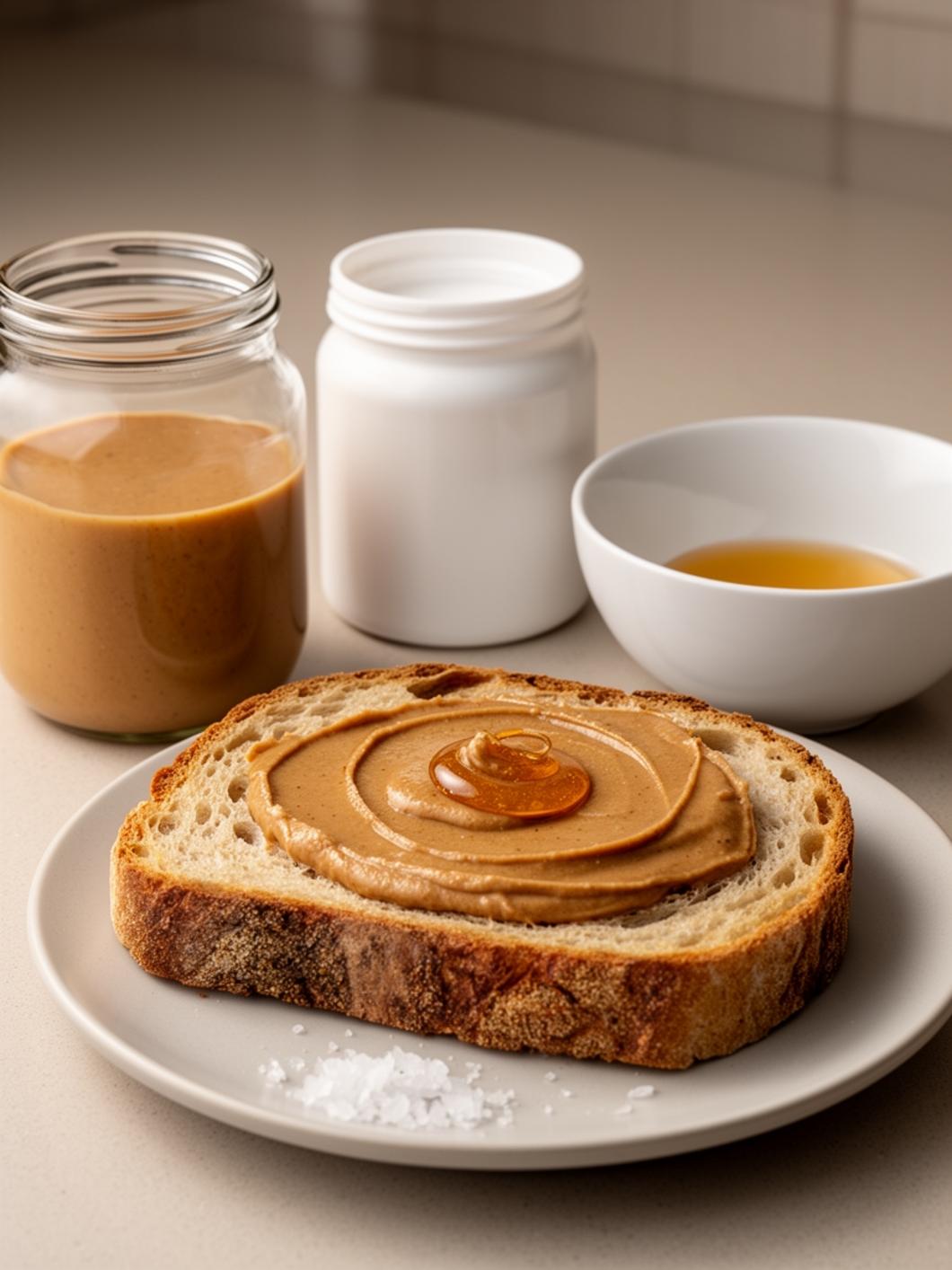 Sourdough Breakfast Toast with Nut Butter