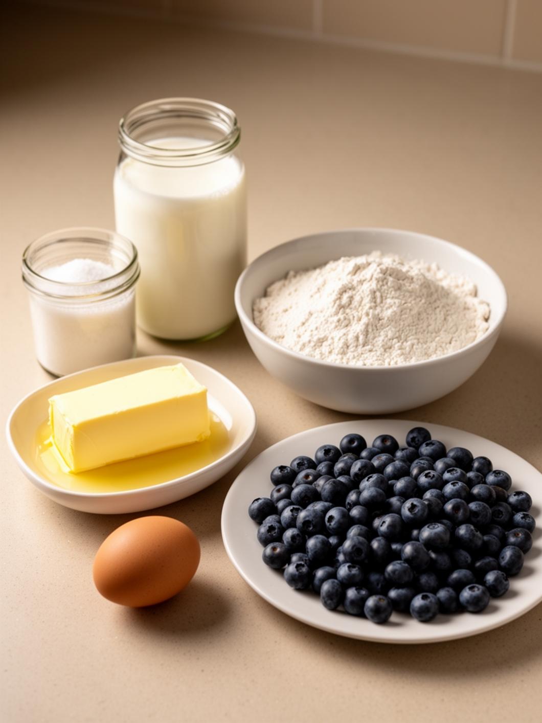 Blueberry Sourdough Muffins (Overnight Recipe)