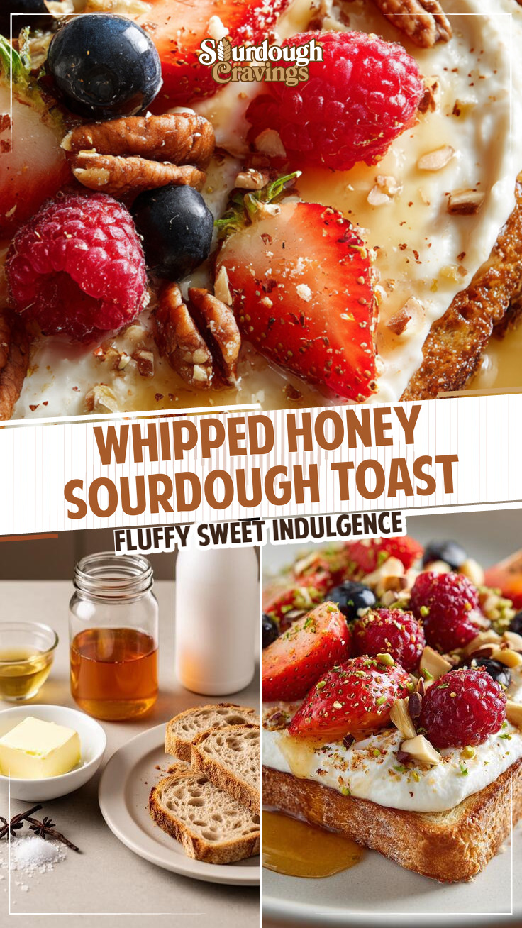 Sourdough Breakfast Toast with Whipped Honey